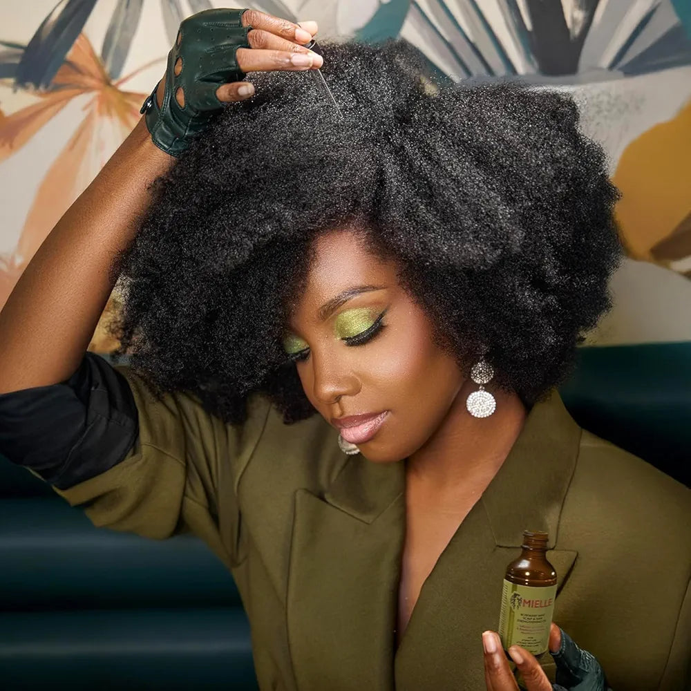 Mielle Organics Rosemary Mint Scalp & Hair Strengthening Oil for All Hair Types, 2 Ounce